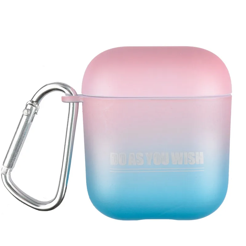 Твёрдый силиконовый чехол OTTWN для изменения цвета, простота для Apple Airpods, противоударный чехол для Apple AirPods, защитный чехол