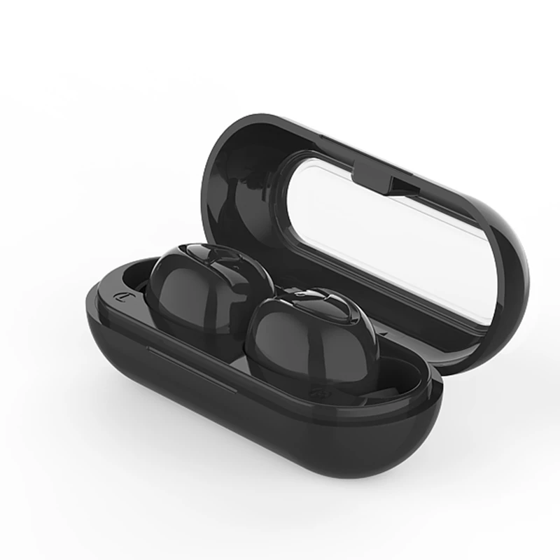 Беспроводной наушники bluetooth гарнитуры громкой связи с зарядным мини Чехол супер