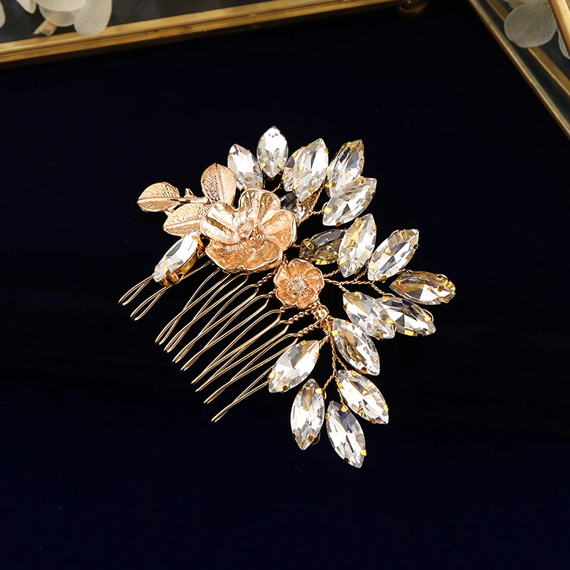 Европейские Потрясающие гребни для волос невесты Кристальные палочки свадебные