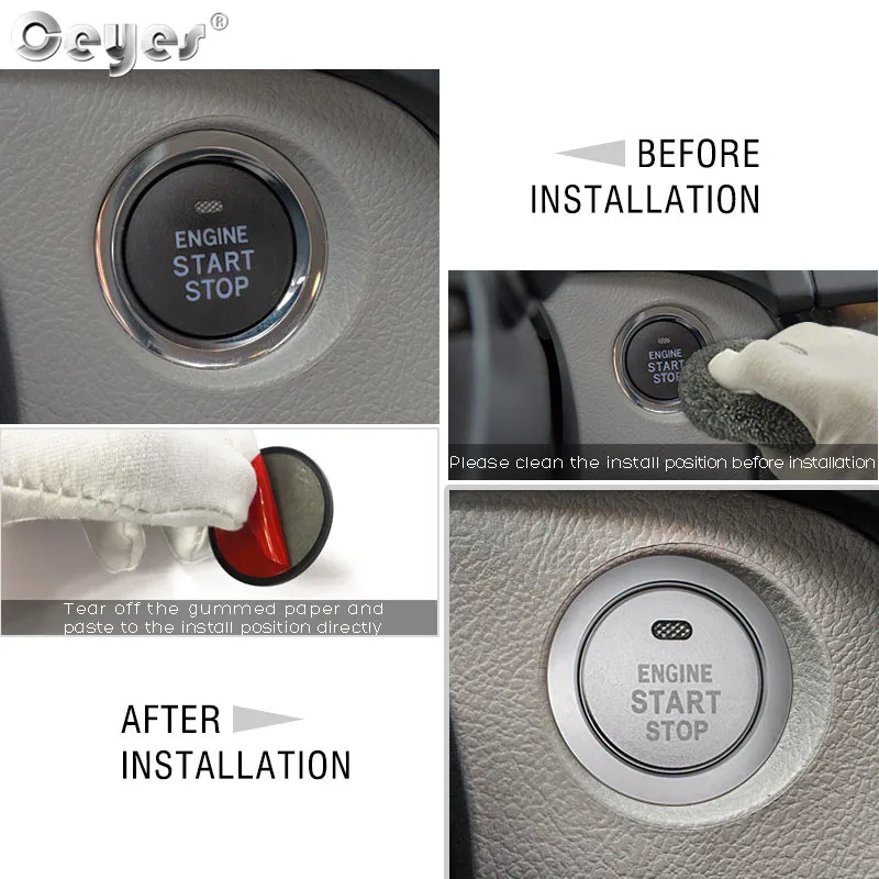 Car Start Engine Button Key Ring for TOYOTA (35)