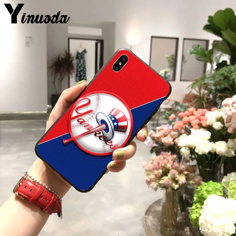 Yinuoda New York Yankees Boston Red Sox бейсбольный Телефон чехол для iphone 8 7 6 6S Plus 5 5S SE XR X XS MAX 11pro max Coque Shell - Цвет: A8