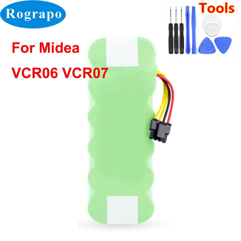 New 14.4v 3500mah Battery Pack For Midea Vcr06 Vcr07 Robot Vacuum