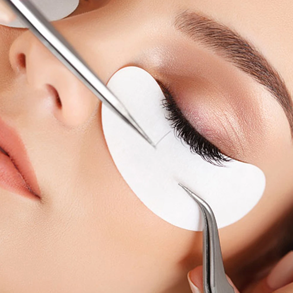 200 пар бумажные накладки для наращивания ресниц под глаза подушечки наклейки