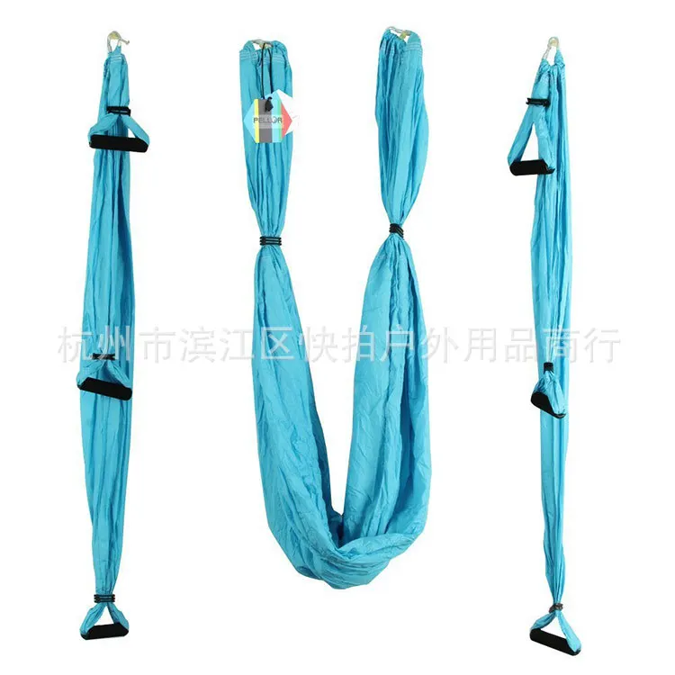 

Six Handle Reversal Inverted Gravity Aerial Yoga Hammock Yoga Gal Hang Rope Camisole Silk Fabrics