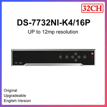 

Original Hikvision nvr 32ch 16ch PoE DS-7732NI-K4/16P 1.5U 4K Supports decoding H.265+/H.265/H.264+/H.264 video formats