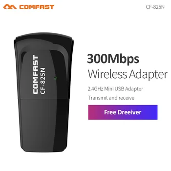 

Comfast CF-WU825N V3 300Mbps Free Drive Wifi Usb Adapter Wifi Access Point USB 2.0 Wireless wifi Dongle for Win XP/7/8/8.1/10