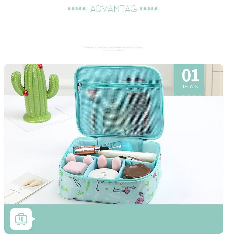 High Quality Travel Cosmetic Bag Convenient Waterproof Travel Storage Accessories Ladies Multifunctional Portable Cosmetic Bag