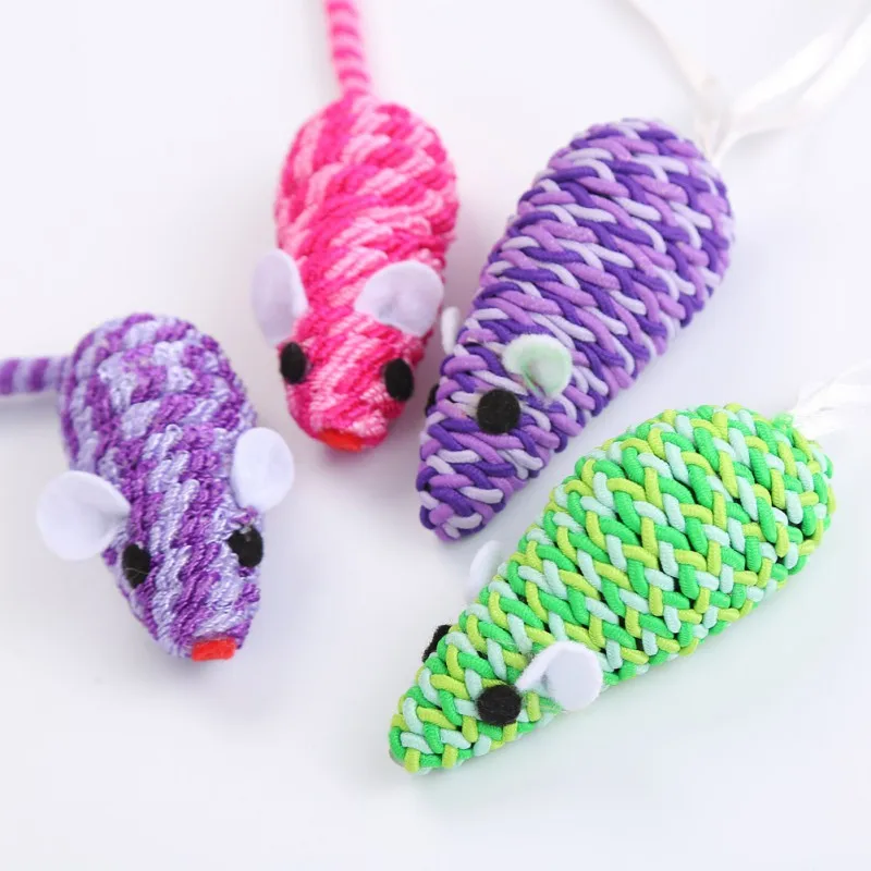 Pet играя Забавные игрушки набор разбирают мыши и головной повязкой с пером Игрушка костюм интерактивный Дразнилка для кошки игрушка