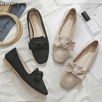 

2019 girls popular shoes spring net red evening shoes wild flat peas shoes fairy shoes
