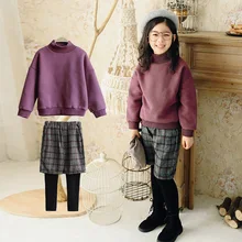 Детская одежда, детский ботинок, брюки г., ворсистые и плотные Зимние новые стильные леггинсы для девочек имитация двух предметов, ni zi ku, для больших мальчиков