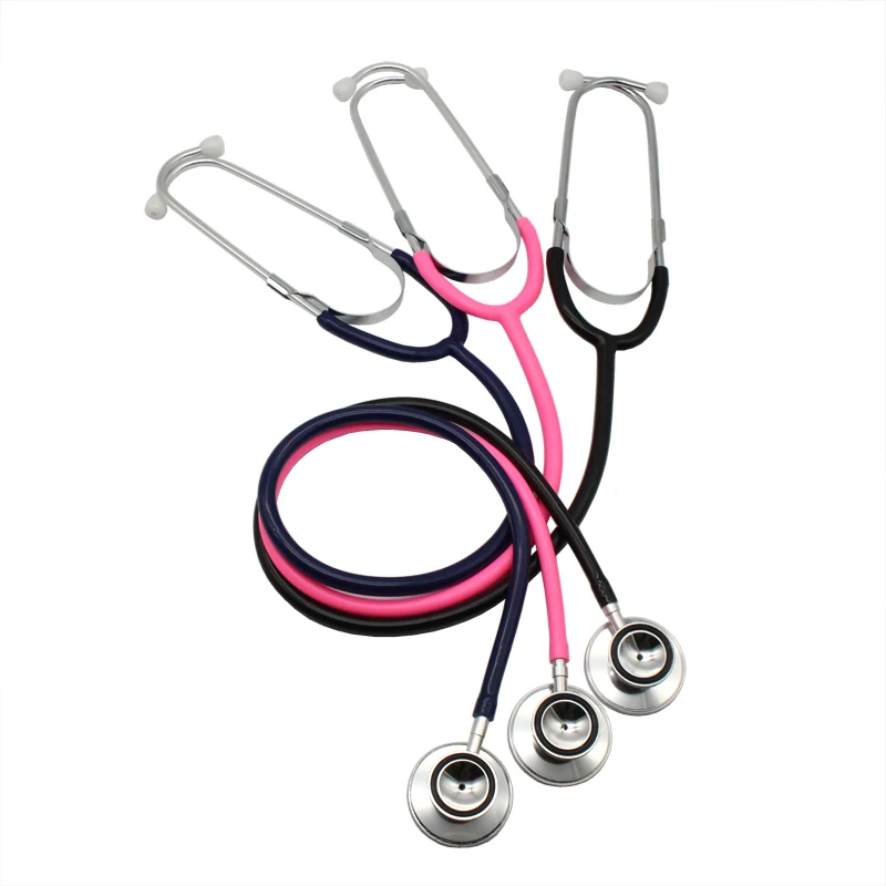 Stethoscope Dual Head Portable For Doctor and Nurse Medical Health Blood Light Weight Aluminum Chest Piece Blood Pressure