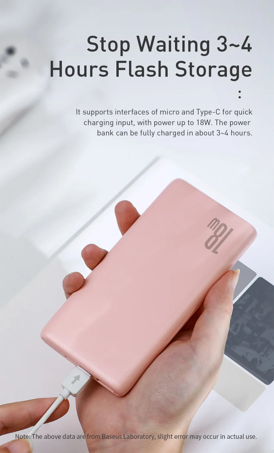 Baseus Quick Charge 3,0 10000mAh power Bank QC3.0 PD type C 10000 power bank портативное Внешнее зарядное устройство для Xiaomi iPhone