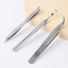 

3 Piece Set Stainless Steel Tick Tweezers Professional Quick Tick Removal Tool for Cat Dog People Pet Supplies Dog Tick Removal