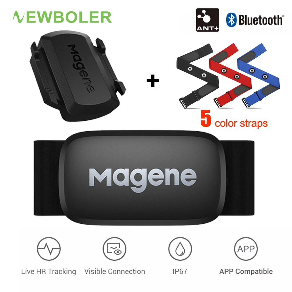 Cycling Magene Mover H64 S3+ ANT4.0+ USB Dual Mode Speed Cadence Heart ...