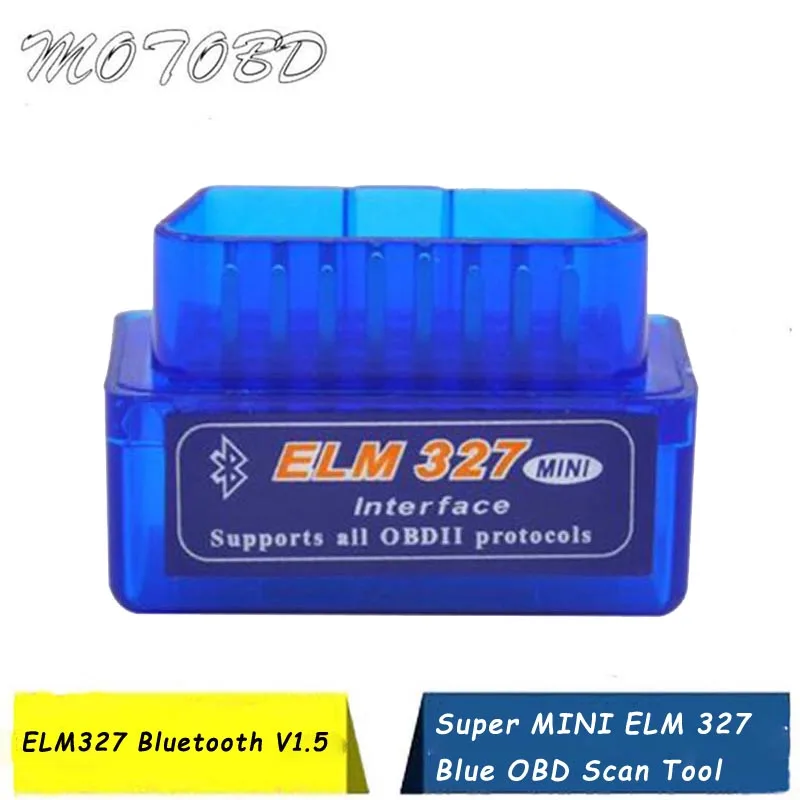 Аппаратный чип V1.5 ELM327 Bluetooth V1.5 автоматический считыватель кодов Супер Мини ELM 327 работает на Android Symbian FW V1.5 для Android
