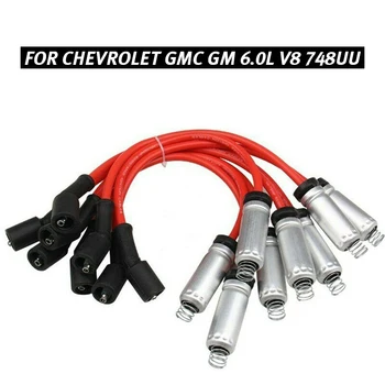 

RED Spark Plug Wire Set-Sparkplug Wire Kit For Chevrolet GMC GM 6.0L V8 748UU