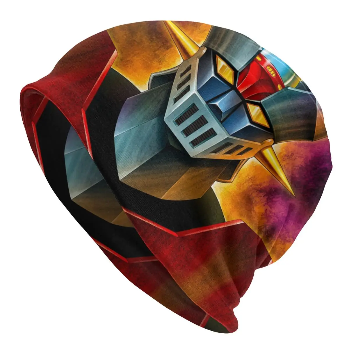 

UFO Robot Mazinger Z Bonnet Beanie Knit Hats Men Women Cool Unisex Adult Anime Manga Warm Winter Skullies Beanies Caps