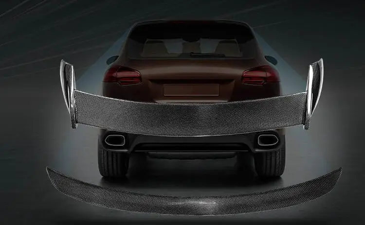 Карбоновое заднее крыло багажника выступ Спойлеры/верхний спойлер для Porsche Cayenne