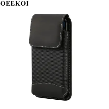 

OEEKOI Universal Durable Oxford Cloth Belt Clip Pouch Case for teXet TM-5074/TM-5581/TM-5571
