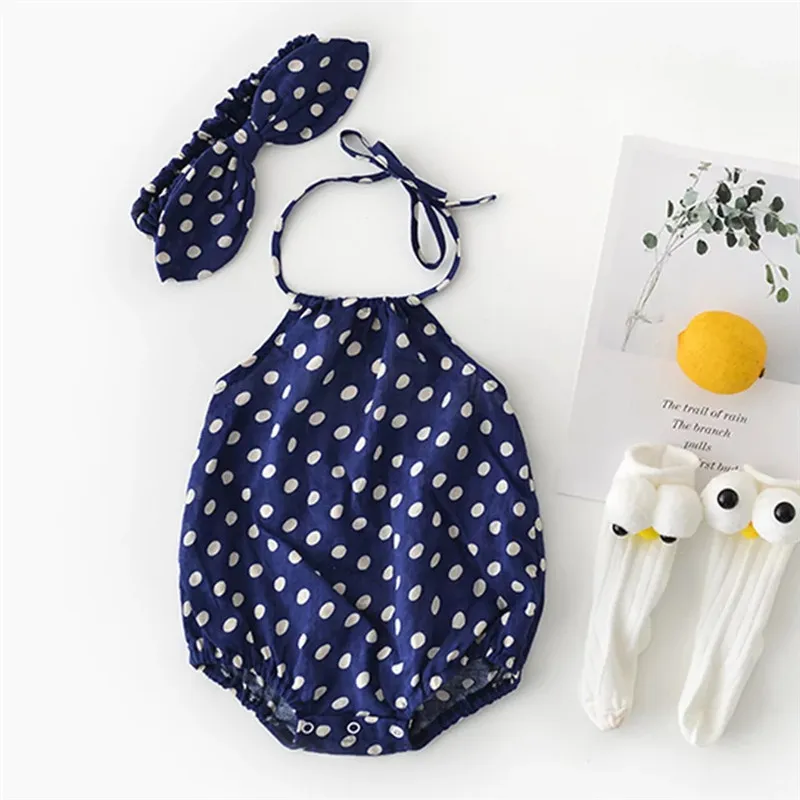 baby bodysuit 8 Боди с цветочным рисунком для маленьких девочек, комплект из 2 предметов, одежда для маленьких девочек Комбинезон, боди+ повязка на голову, Одежда для новорожденных, комплект летней одежды для детей от 0 до 24 месяцев - Цвет: baby bodysuit 8