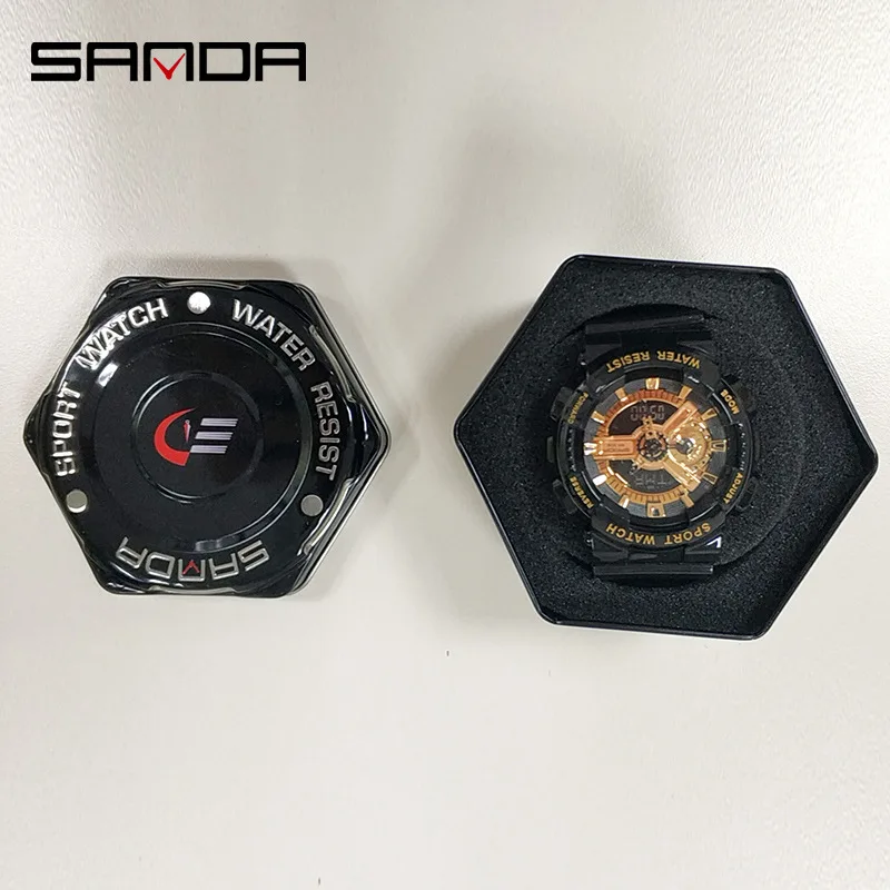 SANDA Original Brand Box Hot Exquisite Hexagonal Tin Box