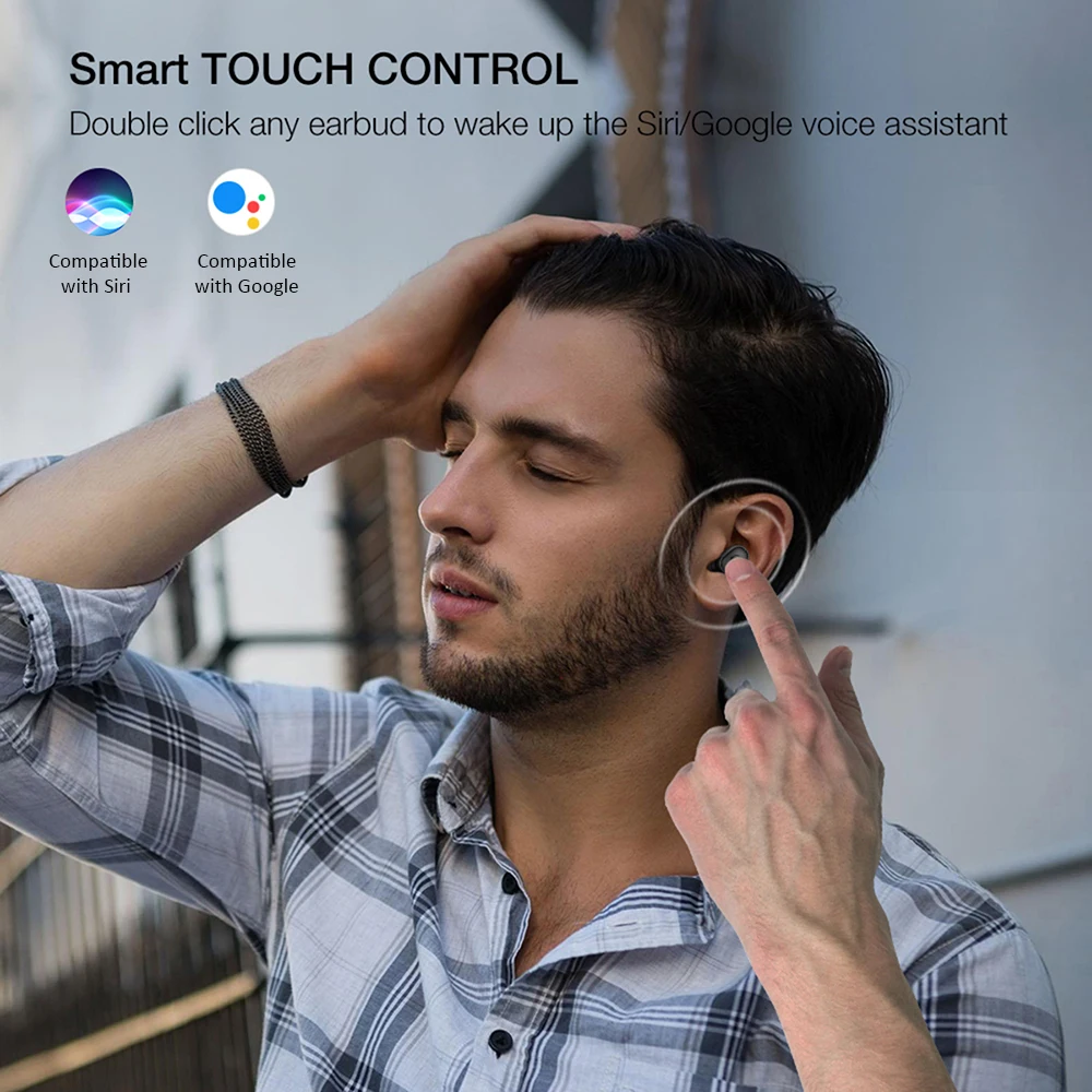 UMIDIGI Upods TWS беспроводные Bluetooth наушники V5.0 гарнитура с микрофоном Спортивное снижение Noice с зарядным устройством для Android IOS MI