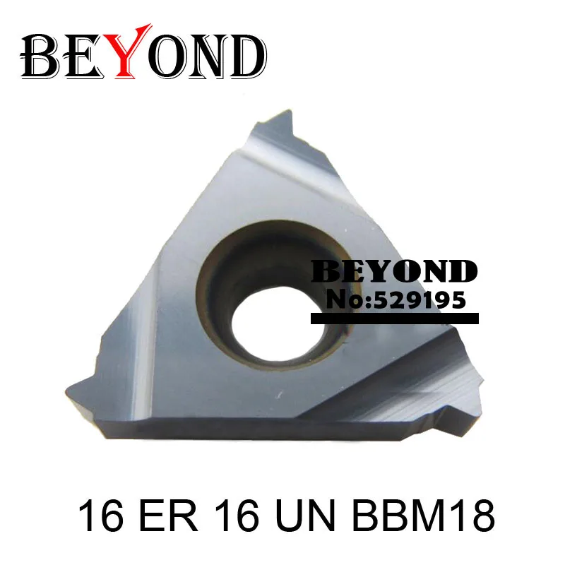 BEYOND 16ER вставки карбида 16 ER 8/10/12/14/16/20 ООН BBM18 для самостоятельной сборки мини токарные станки инструмент cnc поворотный держатель SER SER1616 SNL сверлящей оправкой