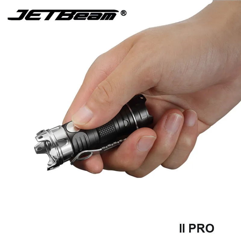 Jetbeam II PRO Cree светодиодный EDC Мини фонарь светильник 16340 маленькие Кемпинговые