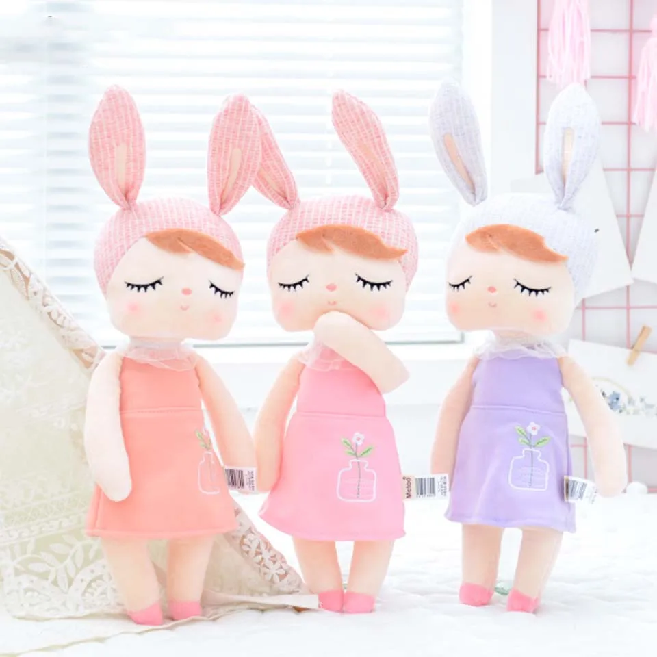 

Metoo Doll Stuffed Toys Plush Animals Kids Toys for Girls Children Boys Kawaii Baby Plush Toys Cartoon Angela Rabbit Soft Toys