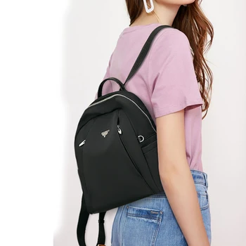 

backpack women 2020 new high quality for 20-40 years old lady travel wild casual backpack black red pink blue