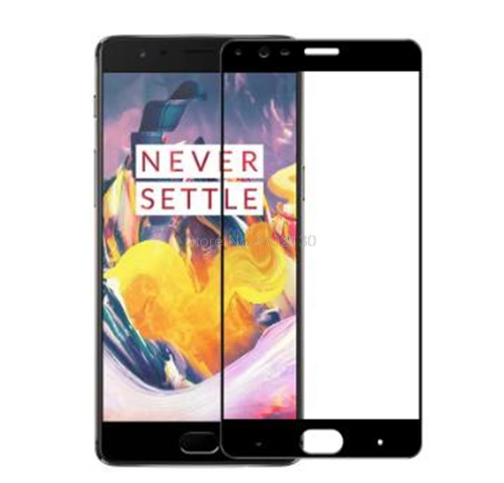 Закаленное стекло для Oneplus 3T защита экрана One Plus 3 A3000 A3010 5 дюйма полное покрытие 2.5D
