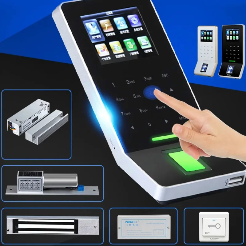 Wirless Fingerprint Recognition Access Control with Card PIN Fingerprint Time Attendance