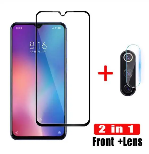 Lens and Screen Film Чехол для Xiaomi mi 9T mi 9 8, металлический алюминиевый бампер, рамка из углеродного волокна, чехол для Xiao mi Red mi K20 Pro, чехол - Цвет: Lens and Screen Film