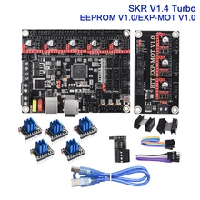 BIGTREETECH SKR V1.4 Turbo Placa de Controle TMC2208 TMC2209 Motorista UART EXP MOT Módulo EEPROM V1 V1.0 3D Impressora Peças de Upgrade kit