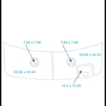 2005 Four Winns Vista 288 плавающий шаг Pad лодка EVA Тиковый настил 1/" 6 мм