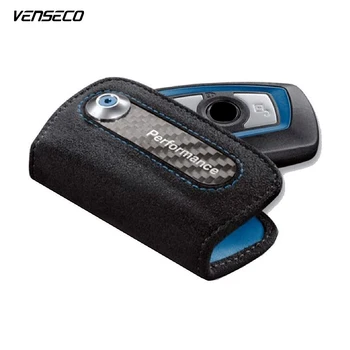 

VENSECO fashion for bmw wallet suede leather for bmw key case fit for BMW X3 X4 1 3 4 5 6 7 series and 3 5 series GT NEW ARRIVAL