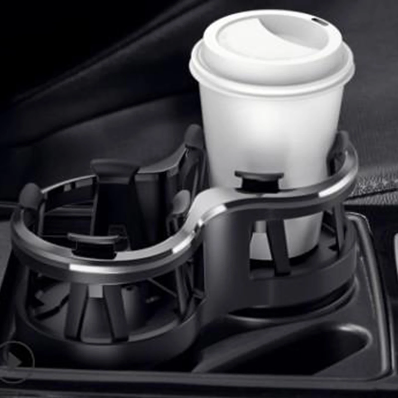 Double Holes Car Cup Holder 2 in 1 Mug Drink Adjustable Base and Bracket Design Fit for Water Bottles Cups Ashtray | Автомобили и