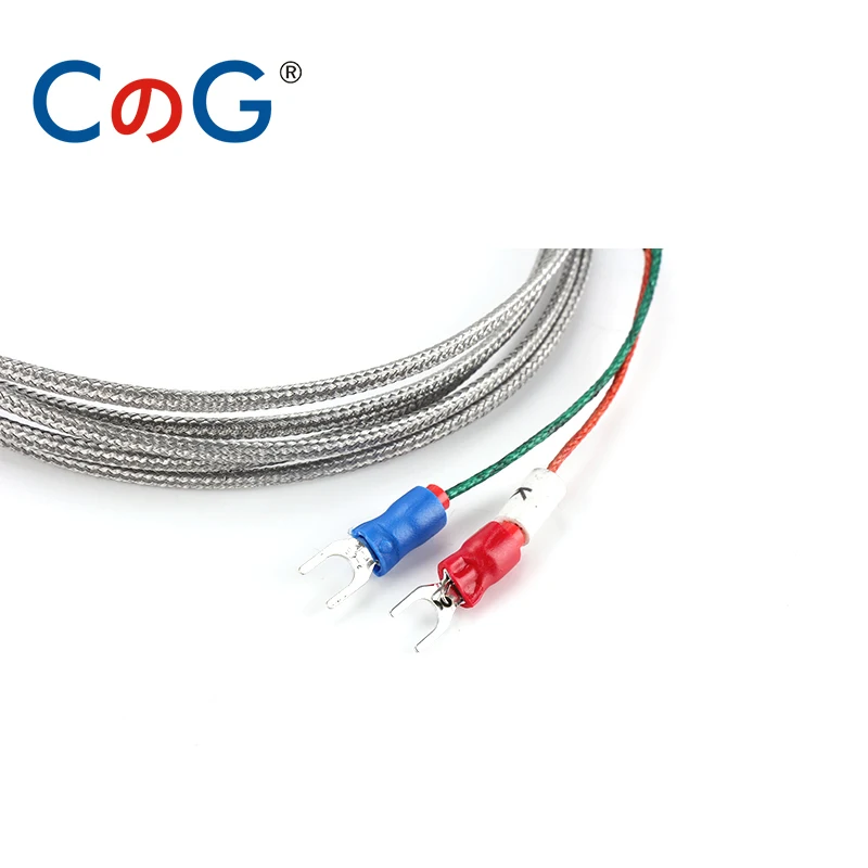 5/16' K J PT100 Type 1m 2m 3m 5m Wire Cable 50mm 100mm 150mm 200mm Probe Thermocouple Temperature Sensor for Temp Controller temperature sensor