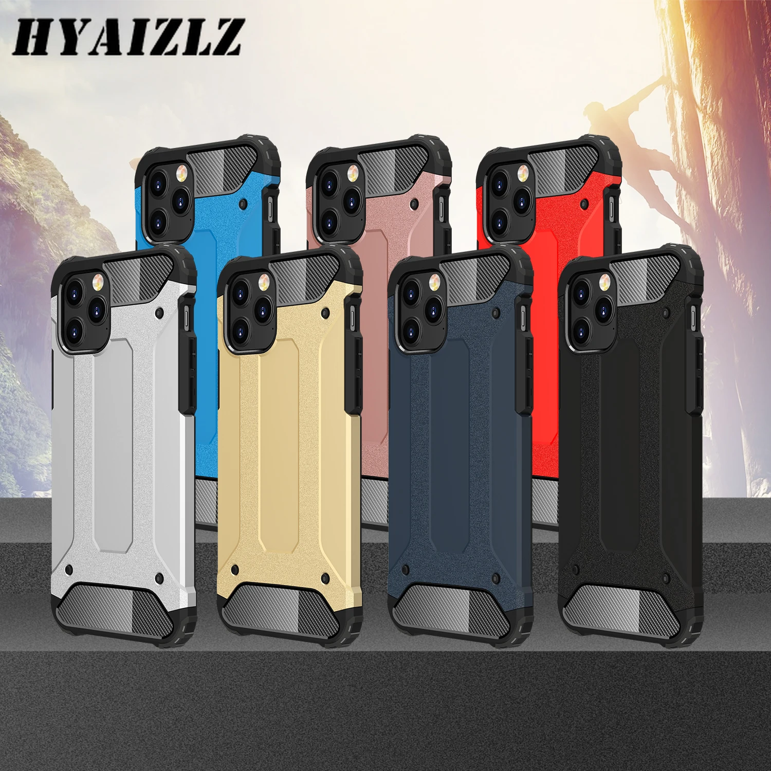 Противоударный чехол HYAIZLZ для iPhone 12 mini 11 Pro Max XR X XS SE2 7 8 6 Plus | Мобильные телефоны и