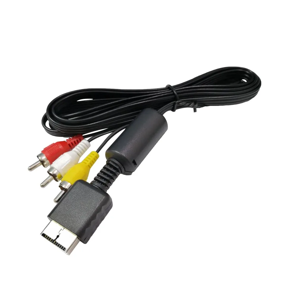 Audio Video av cable Game Composite 3 RCA Copper Wire for Sony Playstation1 2 3 PS1 PS2 PS3 Console