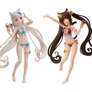 

Anime Chocolate Vanilla Swimsuit PVC Action Figure Collectible Model doll toy 17cm