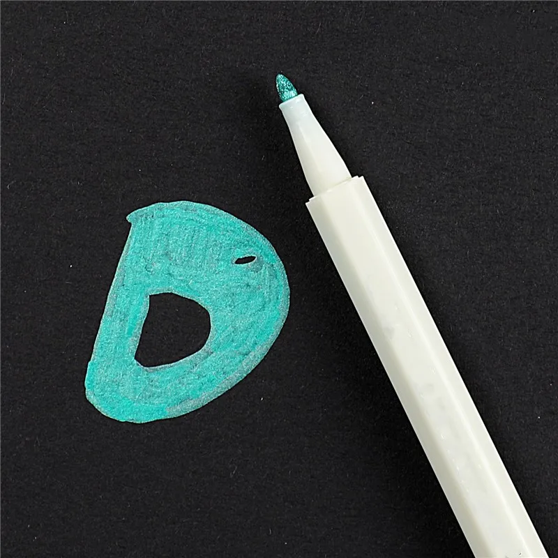 Сделай Сам меловая ручка акварель гелевая ручка для черного ручка-маркер для доски для свадебного фотоальбома Скрапбукинг гелевые ручки Канцтовары - Цвет: Green