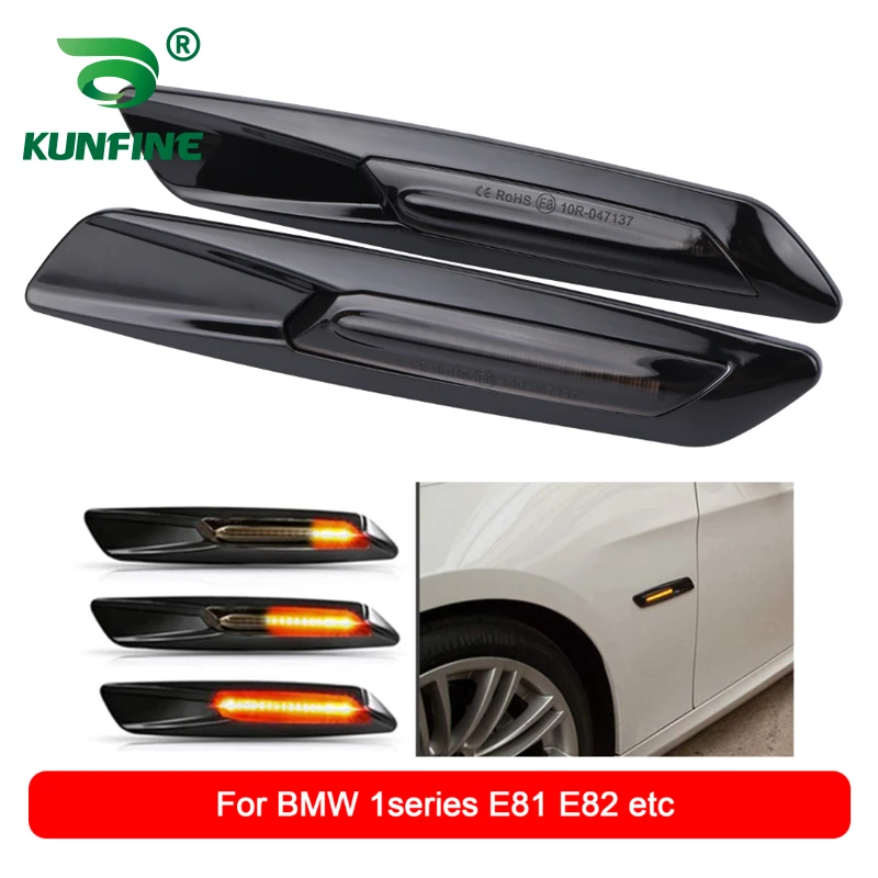 Car Led Side Marker Flowing Water Flicker Turn Light For Bmw 1series