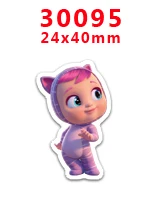 PR30095 30 шт мультяшный персонаж плоское украшение из смолы PR 29857 - Цвет: PR30095