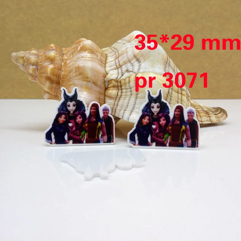 30 шт мультяшный персонаж плоское украшение из смолы pr 3215 - Цвет: 3071