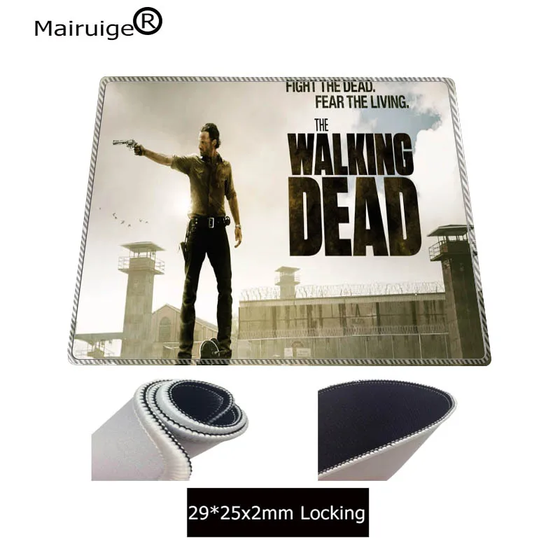  Walking Dead Large Pad Laptop Mouse Notbook Computer Creative Rubber Mat Gaming Lock Edge Mousepad 