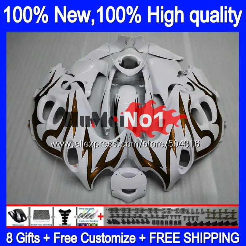 Корпус для SUZUKI Катана GSX750F GSXF750 2003 2004 05 06 07 13MC. 52 GSXF 750 600 GSXF600 03 04 2005 2006 2007 обтекатель золото пламя