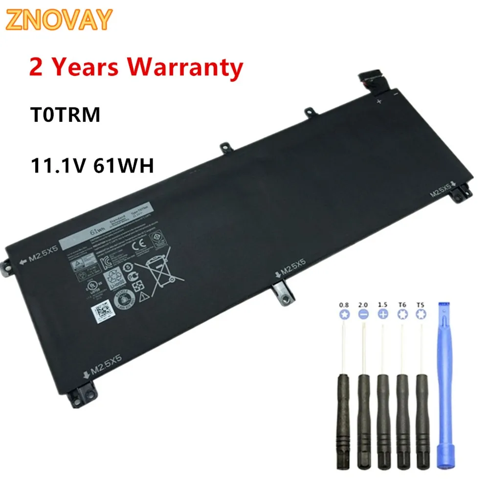 Аккумулятор ZNOVAY 11 1 В 61WH T0TRM для ноутбука Dell Precision M3800 серия 15 (9530) 7D1WJ Y758W TOTRM |