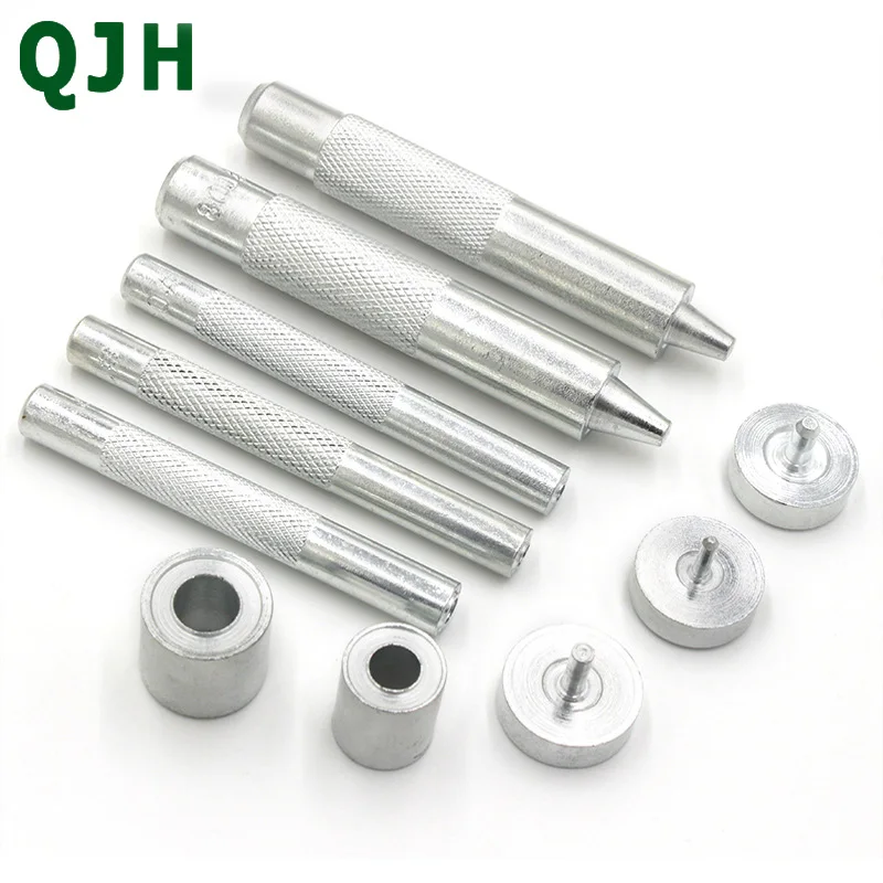 

DIY Button Installation Tool Set Leather Craft Snap Rivet Setter Base Kit Sewing Tools Holder Fastener Buttons Installation Tool