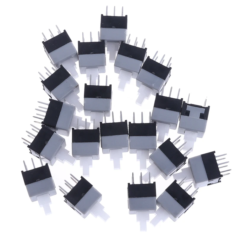

20Pcs/40Pcs 8.5*8.5mm Double Row No Locked Switch/Push Button Switch/key Switch 6 Pin New Arrival